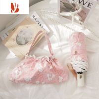 敬平蕾丝伞防晒双层遮阳折叠一键开收晴雨两用雨伞太阳伞