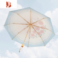 敬平太阳伞防晒女高颜值遮阳伞晴雨两用小巧折叠简约可爱