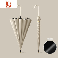 敬平日系长柄雨伞女ins男大号16骨结实风暴晴雨两用伞定制logo