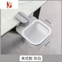 三维工匠办公室隐藏桌边垃圾桶壁挂夹式桌边盒子残渣菜渣桶迷你桌下垃圾盒