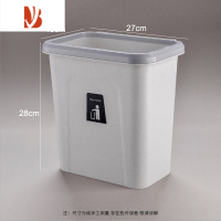 三维工匠厨房垃圾桶挂式专用收纳桶家用壁挂厨余干湿分离悬挂桶带盖卫生桶