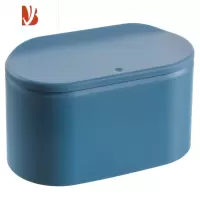 三维工匠北欧客厅茶几桌面垃圾桶带盖小号迷你可爱办公桌桌上厨房台面餐桌