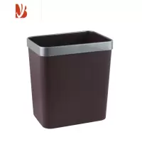 三维工匠方形垃圾桶无盖带压圈家用大号客厅厨房厕所卫生间创意简约分类