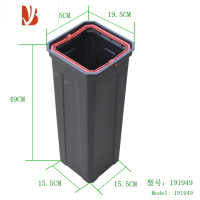 三维工匠塑料垃圾桶加厚户外桶内胆垃圾箱内胆塑料内箱胆大理石垃圾桶内桶
