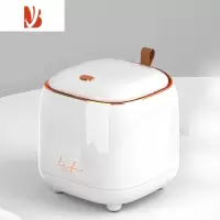 三维工匠桌面垃圾桶按压式迷你收纳桶办公桌餐厅卧室车载家用简约小杂物桶