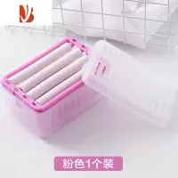 三维工匠免搓洗手搓香皂盒创意多沥水收纳盒家用滚轮式起泡肥皂盒 粉色1个装