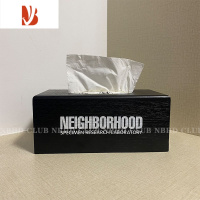 三维工匠NEIGHBORHOOD潮牌木质创意复古抽纸盒家用客厅茶几纸巾简约收纳盒 主图款