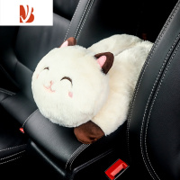 三维工匠表情喵创意车载抽纸袋汽车用品挂式车上车内扶手箱卡通可爱纸巾盒 表情喵抽纸盒(眯眼)