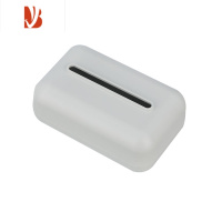 三维工匠SimplyBetter原创设计简约浴室厨房壁挂式车载弹力托纸巾盒抽纸盒 玉灰色(壁挂版) 含挂钩