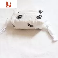 三维工匠ins中国风压花烫金刺绣纸巾盒猫咪车载手工桌面抽纸收纳布艺双层 车载款-黑玫瑰布艺双层纸巾盒