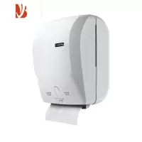三维工匠出纸机智能感应擦手纸盒壁挂式卫生间纸巾盒挂壁式抽纸盒 PL-151064自动出纸机(带切纸功能)白色