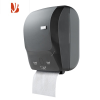 三维工匠出纸机智能感应擦手纸盒壁挂式卫生间纸巾盒挂壁式抽纸盒 PL-151064自动出纸机(带切纸功能)透明茶