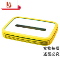 三维工匠硅胶纸巾盒折叠式高颜值小清新风格卧室家居桌茶几创意耐用抽纸盒 至臻黄色1个装