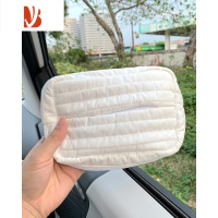 三维工匠车载纸巾盒可爱卡通创意汽车挂式抽纸包高质感收纳遮阳板车内装饰 [高质感]经典白-纸巾包