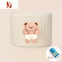三维工匠车载纸巾盒汽车座椅背挂式创意可爱抽纸盒扶手箱多收纳垃圾桶 可爱小熊垃圾收纳桶