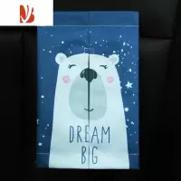 三维工匠车载纸巾盒汽车用遮阳板抽纸车内椅背挂式可爱卡通创意餐巾纸用品 BL-纸巾盒小白熊