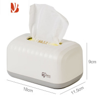 三维工匠简约抽纸盒子家用客厅卫生间桌面餐巾装纸巾爱丽丝收纳盒子 [高颜值]标准款