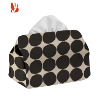 三维工匠芬兰石头图案设计纸巾盒客厅抽纸盒北欧花朵纸抽盒家居装饰收纳盒 纸巾盒小号MST02