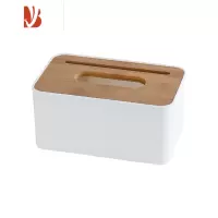 三维工匠北欧多纸巾盒抽纸客厅家用创意茶几餐巾卷纸筒简约遥控器收纳 大号款(北欧白)