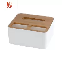 三维工匠北欧多纸巾盒抽纸客厅家用创意茶几餐巾卷纸筒简约遥控器收纳 三格款(北欧白)