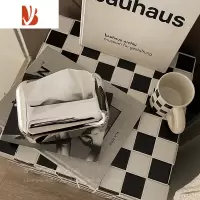 三维工匠创意家用客厅桌面纸巾盒茶几ins风卷纸筒轻奢高级感纸巾抽纸盒子 ins博主推荐的纸巾盒(尺寸约 17*9.5)