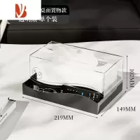 三维工匠纸巾盒家用客厅创意网红抽纸盒茶几多放遥控器收纳餐巾纸盒子 桌面置物款-透明黑
