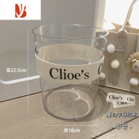 三维工匠ins风纸巾盒高级感网红抽纸盒家用客厅轻奢创意餐巾纸盒子纸抽盒 垃圾桶中号 送针织带