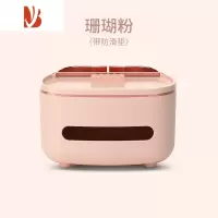 三维工匠纸巾盒轻奢客厅抽纸盒茶几多遥控器收纳家用桌面创意摆件 轻奢网红款纸巾盒-珊瑚粉