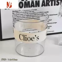 三维工匠ins风透明简约纸巾盒家用客厅轻奢高级感纸抽盒桌面亚克力抽纸盒 小号垃圾桶 送编织带+布艺胶