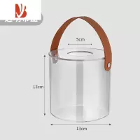三维工匠桌面创意卷纸筒圆筒茶几收纳盒抽纸卷纸盒客厅多卫生间纸巾盒 升级透明 带盖