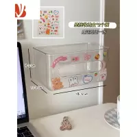 三维工匠卫生间厕所纸巾盒洗手间浴室卷纸架纸筒抽纸盒置物架防水壁挂纸架 壁挂收纳盒*2个装 送贴纸