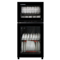 康星消毒柜 二星级消毒 100L台式消毒柜 家用办公室 消毒碗筷餐具厨房消毒柜 立式高温臭氧消毒柜 ZTP100-S1