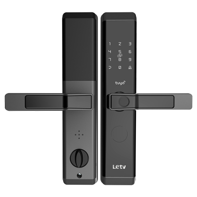 乐视(letv)指纹锁智能锁le1s电子锁家用防盗门智能门推拉式标准锁体