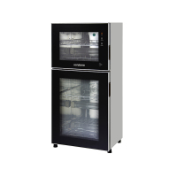 康星消毒柜 二星级消毒 118L家用立式消毒碗柜厨房 双门高温餐具碗筷消毒 商用茶杯消毒柜ZTP138-F6