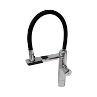 [常规店同款]贝克巴斯(BECBAS)智能控水龙头双模式感应出水实时温度显示联动控制垃圾处理器 智能感应水龙头F01