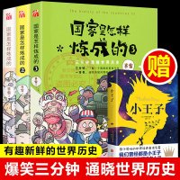   正版全套3册 国家是怎样炼成的 全套123搭配赛雷三分钟塞雷通晓世界史半小时漫画中国史世界史系列书籍世界通史漫画