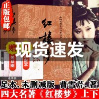   【赠手账本+关系图】红楼梦原著正版 上下2册 出版社 曹雪芹著 无删减四大名著原版初高中生青少年版白话文小说书