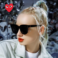 川久保玲韩版太阳镜男士近视偏光墨镜女潮网红明星款大框显瘦眼镜S2031