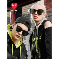 川久保玲大脸显瘦gm墨镜女韩版大框太阳眼镜男防紫外线潮街拍太阳镜3935