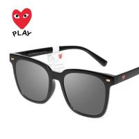 川久保玲2021新款眼镜配近视墨镜素颜大脸显瘦偏光防紫外线太阳镜5989TAC定制款