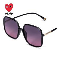 川久保玲偏光近视墨镜女网红款太阳镜大方框女士太阳眼镜超轻韩版潮3930