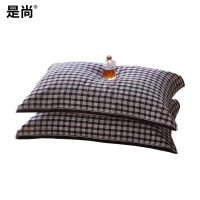 是尚 枕巾 纯棉纱布枕巾 颜色款式随机 52*80cm 一条