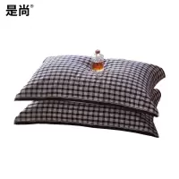 是尚 枕巾 纯棉纱布枕巾 颜色款式随机 52*80cm 一条