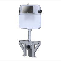 九牧(JOMOO)卫浴挂壁薄款带铁架隐藏式水箱