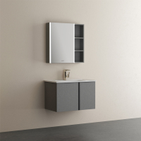 九牧卫浴浴室柜现代轻奢洗手盆柜组合洗脸智能卫生间一体盆洗漱台JAG401