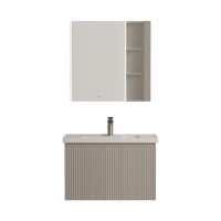 九牧(JOMOO)卫生间实木超大单抽手扫双侧灯悬挂浴室柜JAG229(不含安装)