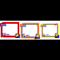 PVC机身贴(大)-VS/S/A产品 大家电 16cm*12cm 带背胶 可拼3色