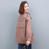 权小威 2022春装新款春季春秋百搭韩版休闲宽松女士小个子风衣夹克短外套女短款外套上衣小外套女