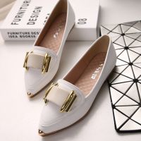 权小威 女鞋2022新款春季百搭单鞋女平底浅口尖头温柔鞋夏淑女风仙女鞋