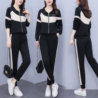 权小威 大码休闲运动套装2022年秋季新款妈妈秋装显瘦遮肉时髦两件套